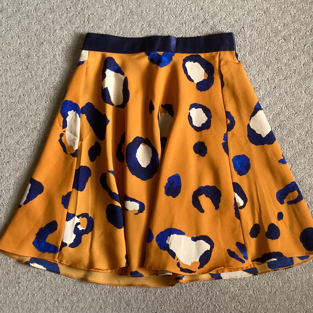 Phillip Lim X Target Leopard Print A-Line Skirt, Sz 2.
